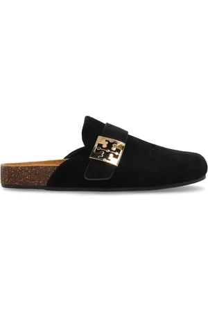 Tory Burch Buty, Kobieta, Czarny, 36 EU, Zamsz, Klapki z zamszu Mellow