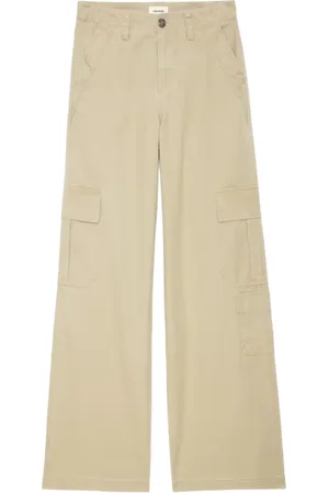 Zadig & Voltaire Spodnie, Kobieta, Beżowy, L, Bawełna, Bawełniane spodnie wojskowe z wieloma kieszeniami