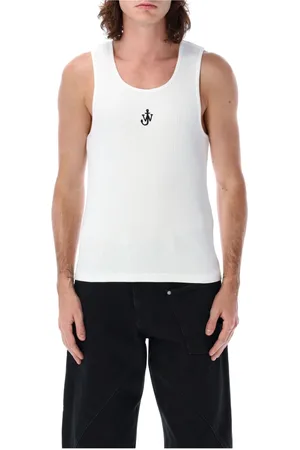 J.W.Anderson Koszulki, Mężczyzna, Biały, M, Bawełna, Nautical Tank Top