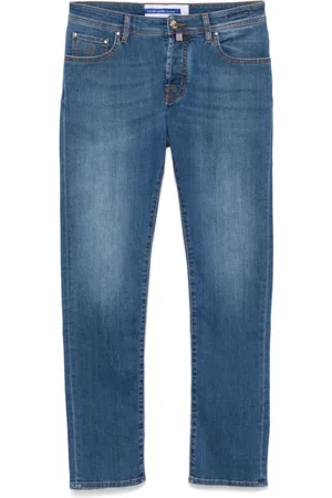 Jacob Cohen Jeansy, Mężczyzna, Niebieski, W40, Denim, Niebieskie Jeansyy Nick