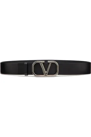 VALENTINO GARAVANI Akcesoria, Mężczyzna, Czarny, 95 CM, Skóra, Skórzany pasek