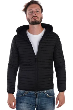 D.A. Daniele Alessandrini Kurtki, Mężczyzna, Czarny, M, Kurtka Bomber Vulcano Eco