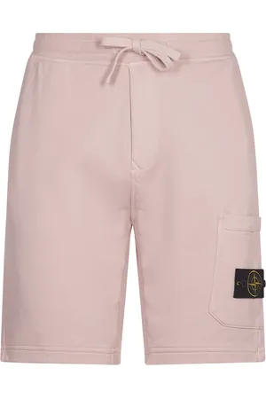 Stone Island Szorty, Mężczyzna, Różowy, S, Bawełna, Szorty Casualowe