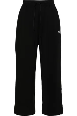 Y-3 Spodnie, Kobieta, Czarny, S, Nylon, Spodnie Dresowe 3-Stripes