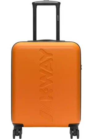 K-Way Walizki, unisex, Pomarańczowy, ONE SIZE, Len, Pomarańczowa walizka kabinowa Hardshell Spinner