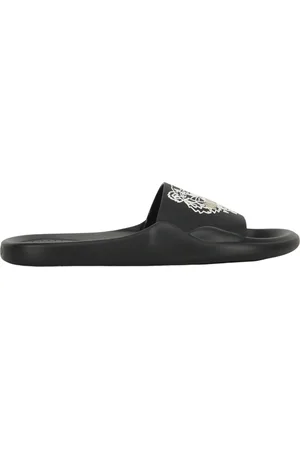 Kenzo Buty, Kobieta, Czarny, 36 EU, Klapki Tiger