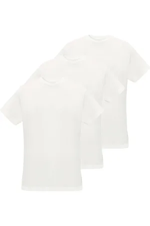 Jil Sander Koszulki, Mężczyzna, Biały, M, Bawełna, Zestaw 3 T-shirtów z Krótkim Rękawem