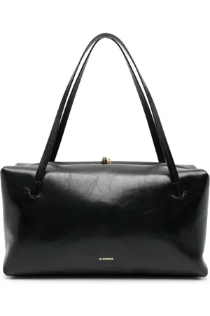 Jil Sander Torebki, Kobieta, Czarny, ONE SIZE, Skóra, Torebka Goji Pillow Handle Bag