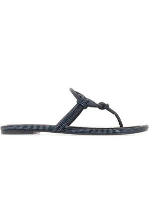 Tory Burch Buty, Kobieta, Niebieski, 37 EU, Sandali Flip Flops