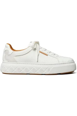 Tory Burch Buty, Kobieta, Biały, 39 EU, Skóra, Ladybug Platform Sneakers