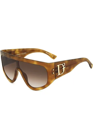Dsquared2 Akcesoria, Kobieta, brązowy, ONE SIZE, Stylowe okulary przeciwsłoneczne w brązowym ombre