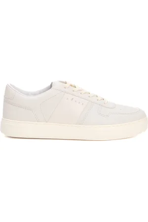 Hogan Buty, Mężczyzna, Biały, 42 1/2 EU, Butrowe skórzane sneakersy nowy styl
