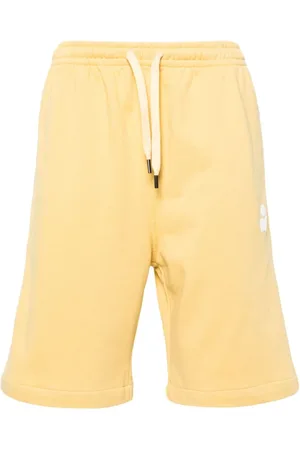 Isabel Marant Szorty, Mężczyzna, Żółty, XS, Bawełna, Mahelo Jersey Bermuda Shorts