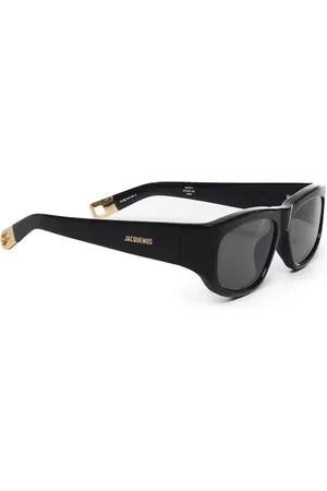Jacquemus Akcesoria, unisex, Czarny, ONE SIZE, Okulary przeciwsłoneczne z zaokrągloną ramką
