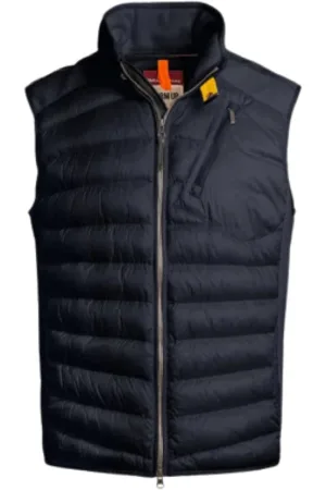 Parajumpers Kurtki, Mężczyzna, Niebieski, 2XL, Poliester, Warm Up Hybrid Gilet