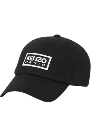 Kenzo Akcesoria, Mężczyzna, Czarny, ONE SIZE, Bawełna, Czapka Tag