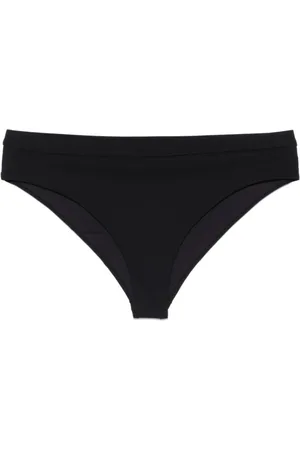 Jil Sander Stroje kąpielowe, Kobieta, Czarny, S, Czarny bikini z elastycznym pasem