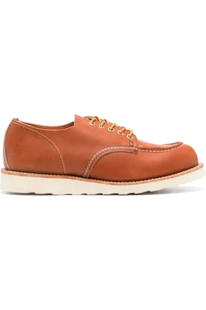 Red Wing Buty, Mężczyzna, brązowy, 44 EU, Skóra, Brązowe Skórzane Buty Gładka Skóra Projekt