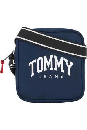 Tommy Hilfiger Torebki, Mężczyzna, Niebieski, ONE SIZE, Sportowa Torba Reporterka