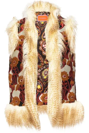 La DoubleJ Kurtki, Kobieta, Biały, M, Folk Jacquard Gilet