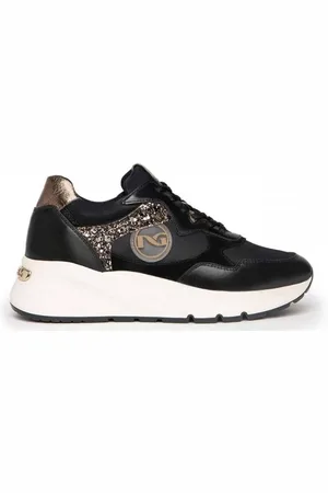 Nero Giardini Buty, Kobieta, Czarny, 39 EU, Stylowe Sneakersy dla Nowoczesnych Kobiet