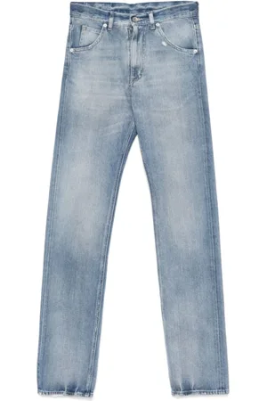Maison Margiela Jeansy, Kobieta, Niebieski, W29, Denim, Jeansyy Denim o Prostych Nogawkach