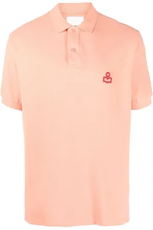 Isabel Marant Koszulki, Mężczyzna, Pomarańczowy, L, Bawełna, Afko Polo Shirt
