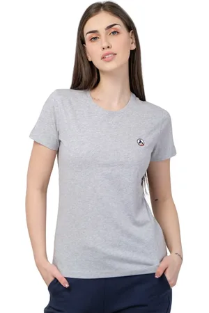 Jott Koszulki, Kobieta, Szary, L, Bawełna, Rosas T-Shirt