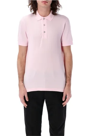 Tom Ford Koszulki, Mężczyzna, Różowy, M, Różowa koszulka polo Quarz o stylowym designie