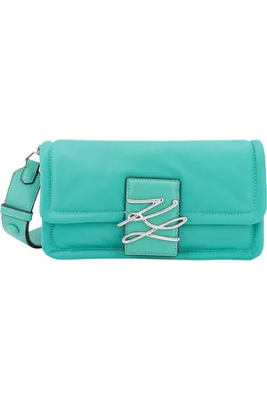 Karl Lagerfeld Torebki, Kobieta, Zielony, ONE SIZE, Poliester, Torba na ramię