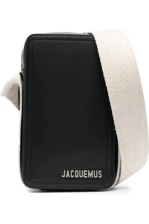Jacquemus Akcesoria, Mężczyzna, Czarny, ONE SIZE, Skóra, Vertical Rope Bag