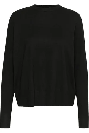 INWEAR Swetry, Kobieta, Czarny, 3XL, Czarny sweter dzianinowy
