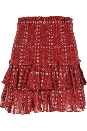 Isabel Marant Spódnice, Kobieta, Czerwony, M, Czerwona Spódnica Naomi