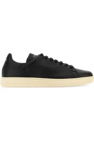 Tom Ford Buty, Mężczyzna, Czarny, 41 EU, Skóra, Warwick Sznurowane Sneakersy