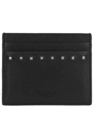 VALENTINO GARAVANI Akcesoria, Mężczyzna, Czarny, ONE SIZE, Skóra, Rockstud Card Holder