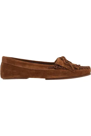 PARIS TEXAS Buty, Kobieta, brązowy, 38 EU, Zamsz, Mokasynyy Indiana