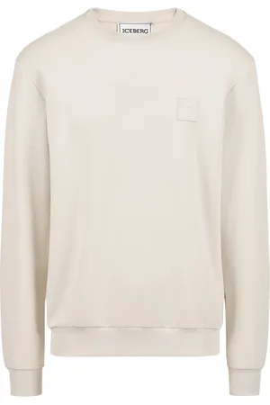 Iceberg Bluzy, Mężczyzna, Beżowy, XL, Bluza Crewneck