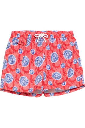 Kiton Stroje kąpielowe, Mężczyzna, Czerwony, L, Poliester, Stylowy Top