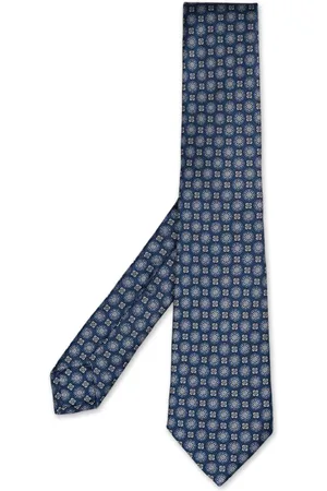 Kiton Akcesoria, Mężczyzna, Niebieski, ONE SIZE, Jedwabny Elegancki Szal