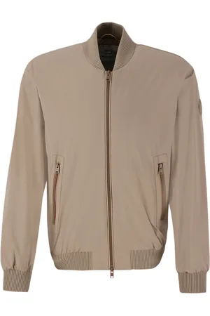 Woolrich Kurtki, Mężczyzna, Beżowy, XL, Kurtka Bomberka Stretch