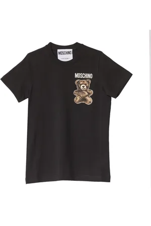 Moschino Koszulki, Kobieta, Czarny, S, Adrian Mini Niedźwiedź T-shirt Czarny