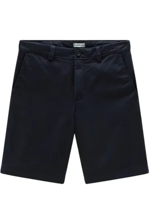 Woolrich Szorty, Mężczyzna, Niebieski, W38, Bawełna, Klasyczne szorty chino