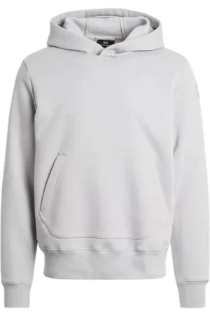 Parajumpers Bluzy, Mężczyzna, Szary, M, Bawełna, Polarowa bluza z kapturem Lunar Rock z kieszeniami