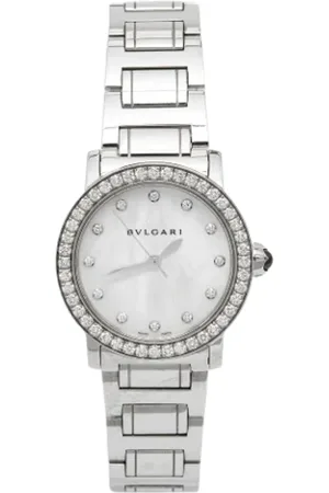Bvlgari Pre-owned, Kobieta, Szary, ONE SIZE, Pre-owned Stainless Steel watches