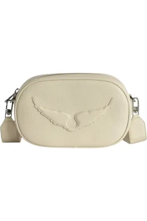 Zadig & Voltaire Torebki, Kobieta, Beżowy, ONE SIZE, Skóra, Torebka Camera Bag ze skóry Grainé