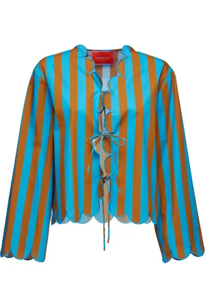 La DoubleJ Bluzki, Kobieta, Zielony, XL, Haftowana Bluzka Double