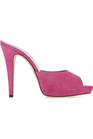 PARIS TEXAS Buty, Kobieta, Różowy, 35 EU, Zamsz, Fuksjowe zamszowe klapki Monica