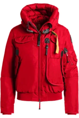 Parajumpers Kurtki, Kobieta, Czerwony, S, Czerwona Kurtka Puchowa Gobi