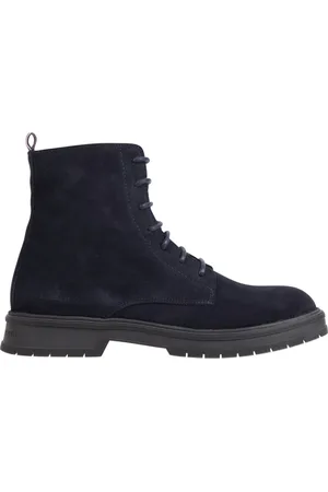 Tommy Hilfiger Buty, Mężczyzna, Niebieski, 45 EU, Zamsz, Desert Sky Core Boot