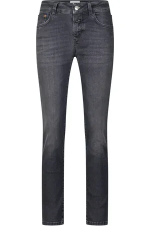 Closed Jeansy, Kobieta, Szary, W33, Denim, Nowoczesne jeansy slim fit